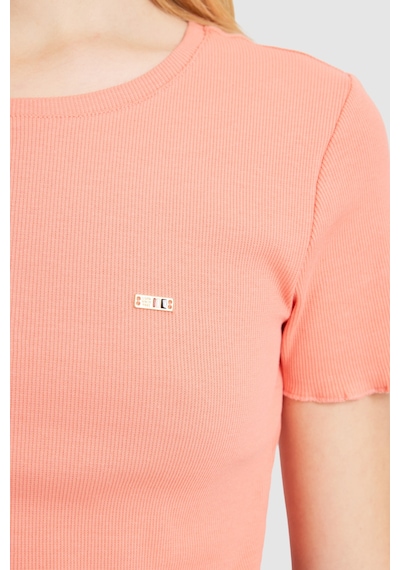 U.S. Polo Assn. U.s. Polo Assn. Kadın Mercan Tişört 50323485-vr204 Coral
