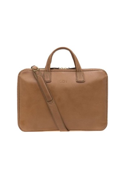 Gön Deta Gri Soft Deri Unisex Laptop & Evrak Çantası 09 150 Deta Gri