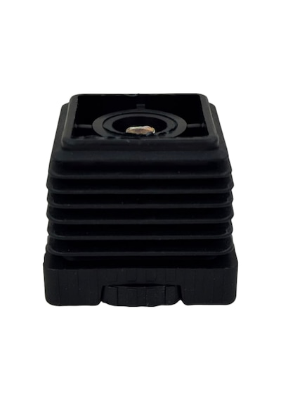 Cateksss 40x40 Mm Kademeli Gizli Ayarlı Profil Pabucu Siyah - 46 Lı Paket