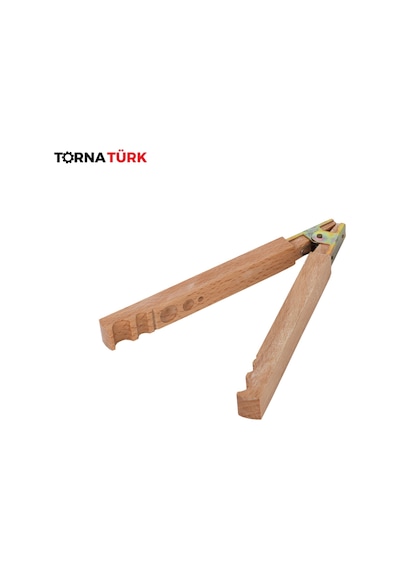 Ahşap Malafa Yaylı Mandal Şekillendirme Aparatı Metalik