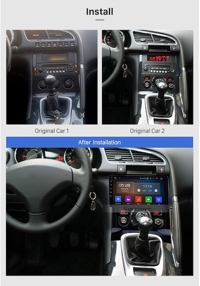 Peugeot 3008-5008 M/c 2013+ Uyumlu Multimedya Navigasyon Usb Kamera Carplayer