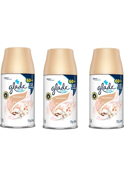 Glade Otomatik Yedek Sprey Oda Kokusu İpeksi Vanilya 3 x 269 ML