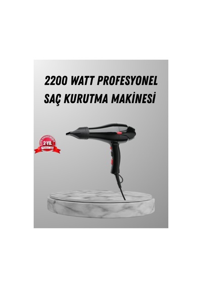 2200w Fön Makinesi Profesyonel Ac Motor, Soğuk Ve Sıcak Üfleme