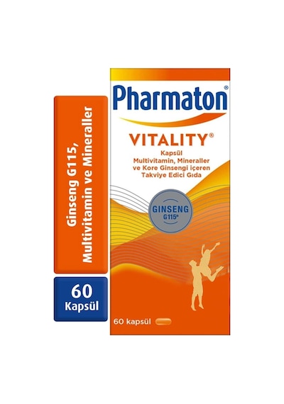 Pharmaton Vitality 30 Tablet + Pharmaton Vitality 60 Kapsül