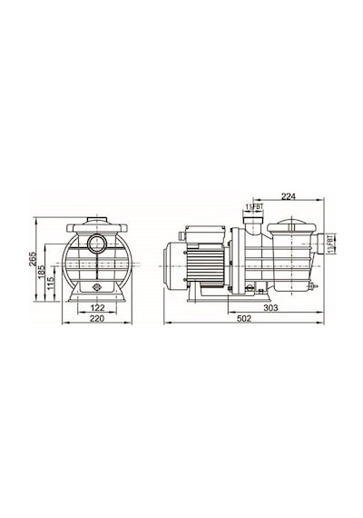Smp 1.5 Hp Havuz Pompası 380 Volt