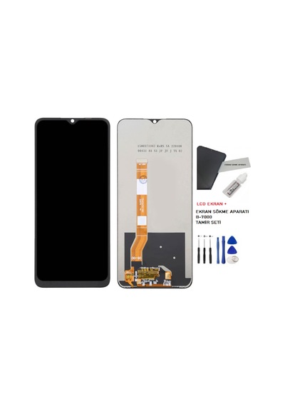 Tkgz Oppo Realme C35 Lcd Ekran Dokunmatik Service Pack + B-7000 + Tamir Seti