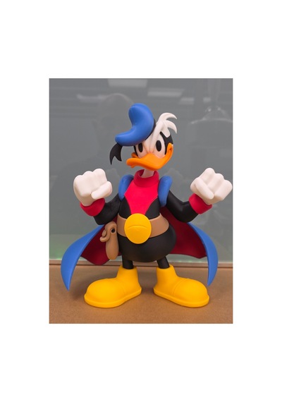 Phantom Duck Figür 20cm-3d Baskı-kolleksiyonluk Biblo