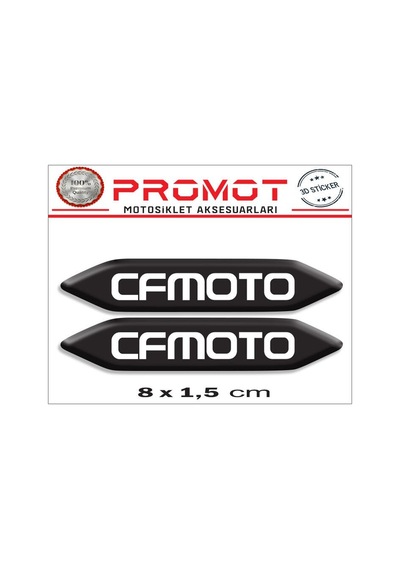Cf Moto Damla Logo Sticker 03 Diğer