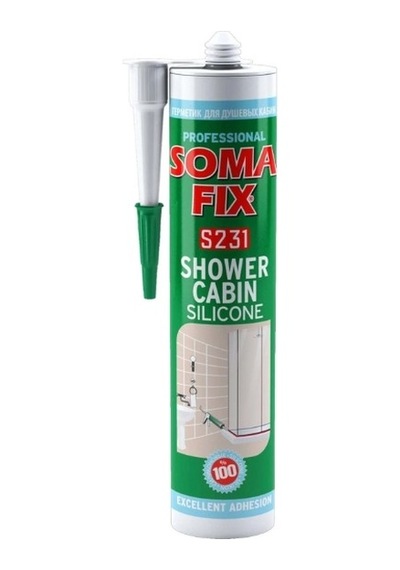 Soma Fix Duşa Kabin Silikonu 280ml S231 - Beyaz