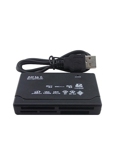 Çoklu Kart Okuyucu Compact Tf Micro Sd Mmc M2 Ms Xd Tf Usb 2.0