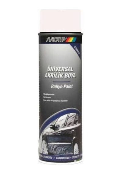 Motip Üniversal Akrilik Boya 500 ML. Parlak Beyaz