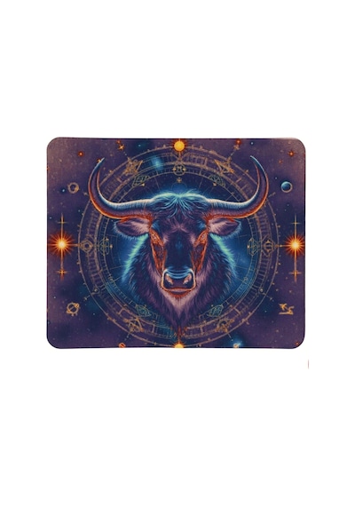 40x28 Cm Gamepad Boğa Burcu Desenli Bilgisayar Notebook Oyuncu Gaming Mouse Pad Burçlar Mauspad