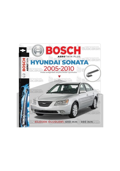 Hyundai Sonata Muz Silecek Takımı 2005-2010 Bosch Aerotwin N11.4782