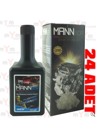 Mannbor Nano Enjektör Temizleyici Yakıt Katkısı 250Ml x 24 Adet