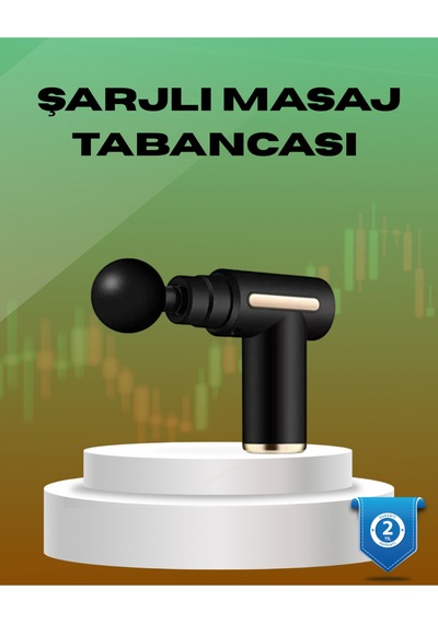 6 Kademeli Kas Masaj Tabancası 4 Başlıklı Güçlü Sessiz Sporcu Masaj Cihazı Şarjlı Diğer