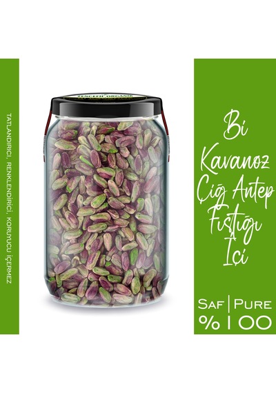 Antep Fıstığı İçi Çiğ Bi Kavanoz 660 Cc. Cam Kavanozda İç Antep Fıstığı Diğer
