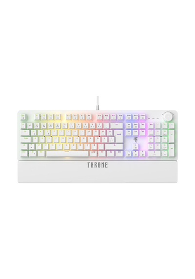Lumina K1 Chromatic Argb Işıklandırma - Makro Yazılımlı - Red Switch - Bilek Destekli Mekanik Klavye