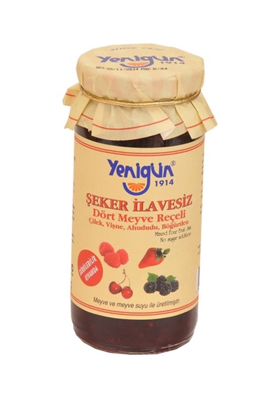 Yenigün Şeker İlavesiz Dört Meyve Reçeli 290 G - 4 Adet Tarı