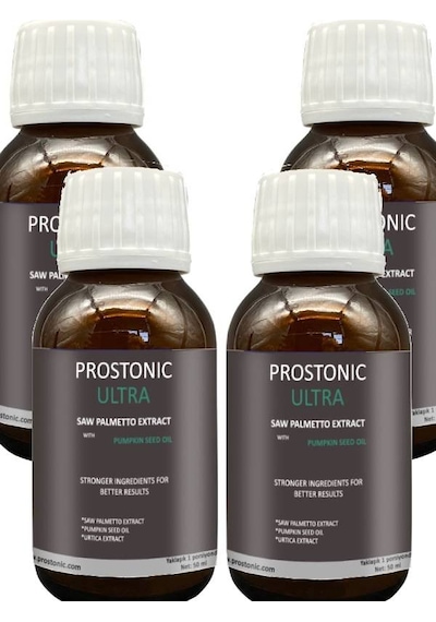 Prostonic Saw Palmetto Ultra Erkeklere Doğadan Gelen Rahatlık Ve Canlılık Formülü 50 Ml X 4 Adet