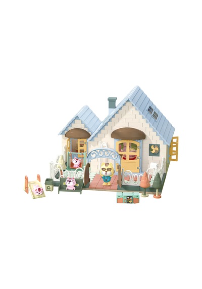 Dıy Sesli Işıklı Kedi Evi - 538 Parça