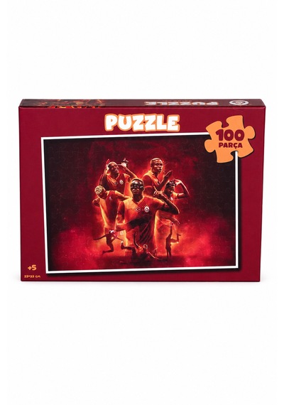 Galatasaray Lisanslı 100 Parça Puzzle - Victor Osimhen Özel Baskılı Çocuk Yapboz
