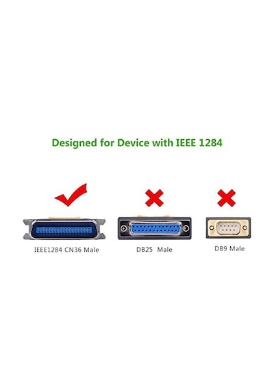Ugreen Usb Ieee1284 Paralel Yazıcı Kablosu 2 Metre