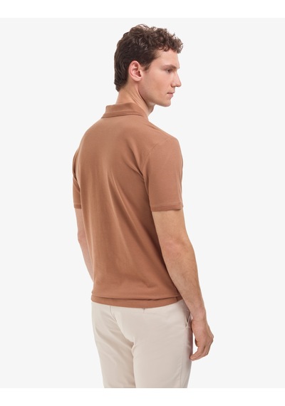 Pierre Cardin Erkek Açık Kahverengi Tişört Basic 50321128-vr002