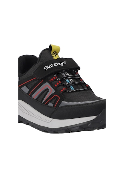 Slazenger KROSS KTN Çocuk Cırt Cırtlı Siyah / Kırmızı Günlük Spor Ayakkabısı
