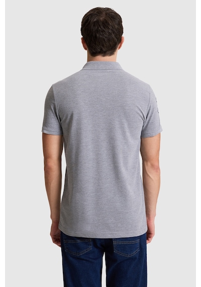 U.S. Polo Assn. U.s. Polo Assn. Erkek Gri Melanj Tişört Basic 50326920-vr086