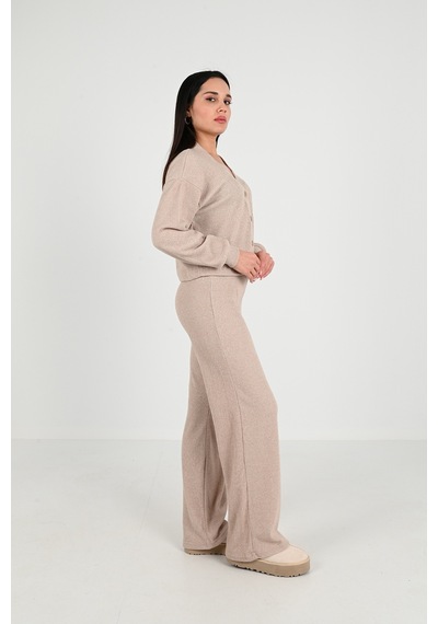 Koza Butik Kadın Örme Hırkalı Takım 3975-24 001