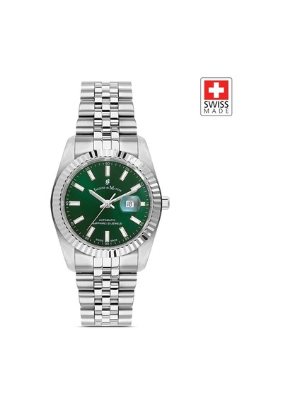 Inspıratıon Jwl04107 Sellita Sw100, 25 Jewels Otomatik Mekanizmalı, Swiss Made Kadın Kol Saati Gümüş