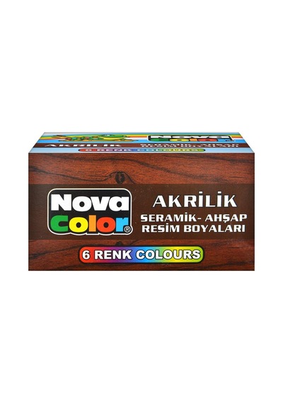 Nova Color Nc-180 Akrilik Boya Takımı 6'Lı