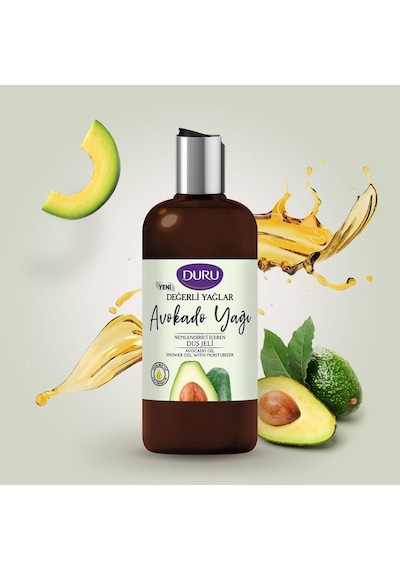 Duru Değerli Yağlar Avokado Yağı Nemlendirici İçeren Duş Jeli 3 x 500 ML