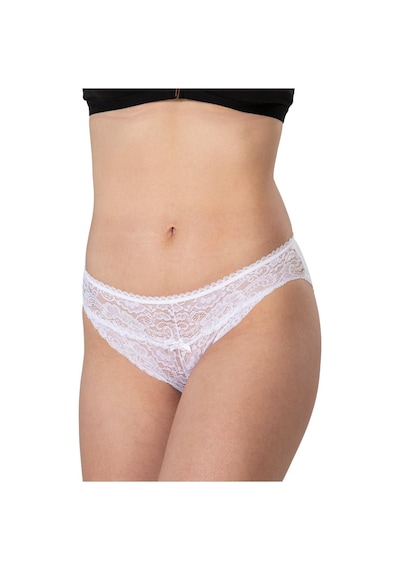 Beyaz Mı Emay 1444 Modal Cotton Dantelli Külot Beyaz