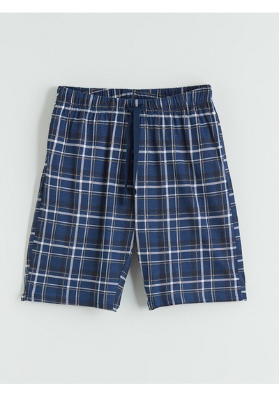 Lc Waikiki Lc Waıkıkı Lacivert Standart Kalıp Erkek Şortlu Pijama Takımı