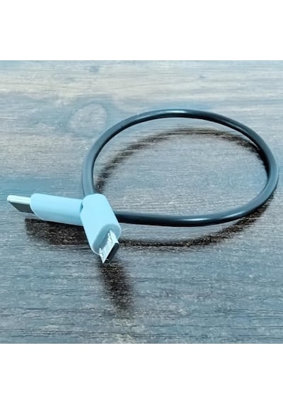 Type-c To Mikro Usb Kablosu, Usb Tip C - Mikro B Otg Kablosu Erkek - Erkek Şarj Veri İletimi, 25 Santimetre Kablo Zr7 Diğer