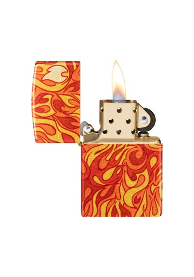 Zippo 48458 Fire Zippo Design Çakmak Çok Renkli