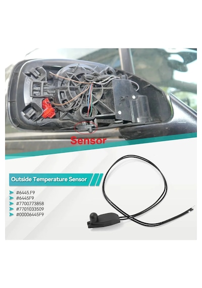 Renault Clio Megane Scenic Escape 2,3,4 Laguna 1,2 Trafic Twingo Modus Vel Satis Dış Isı Sensörü Sıcaklık Hava Sensörü Sıcaklık Sensörü