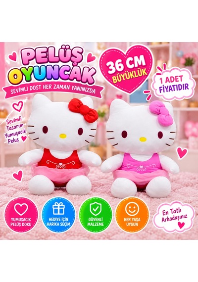 Storeşahin Peluş Oyuncak 36 Cm Adet Fiyatıdır Shn0720 Çok Renkli