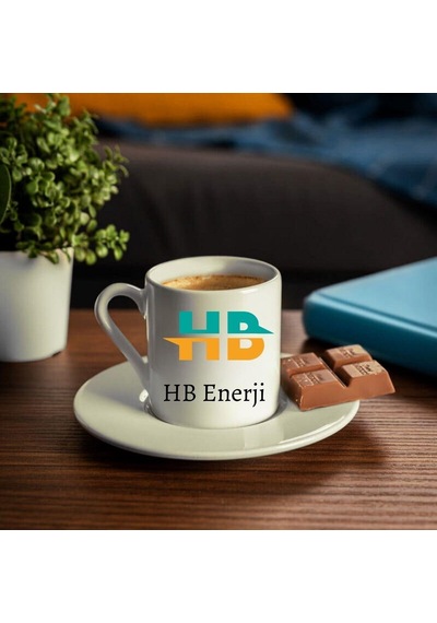 Kurumsal Hediye Logo Baskılı 2li Türk Kahve Fincanı Seti