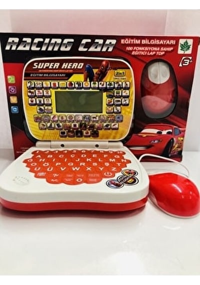 Oyuncak Laptop Bilgisayar Türkçe İngilizce Konuşan Eğitici