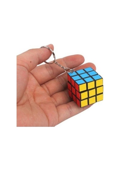 Limmy Zeka Küpü Mini Rubik Zeka Küpü Sabır Küpü Anahtarlık 3 x 3 CM 1 Adet