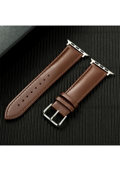 Apple Uyumlu  Watch 3 4 5 6 7 8 9 Se 38 40 41mm Kalite Deri Kordon