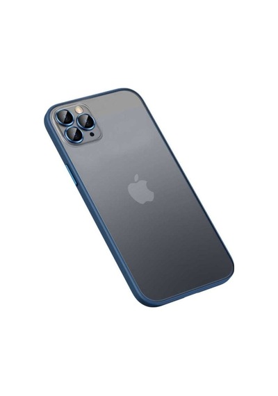 Apple Uyumlu iPhone 12 Pro Max Kılıf Zore Retro Kapak Lacivert