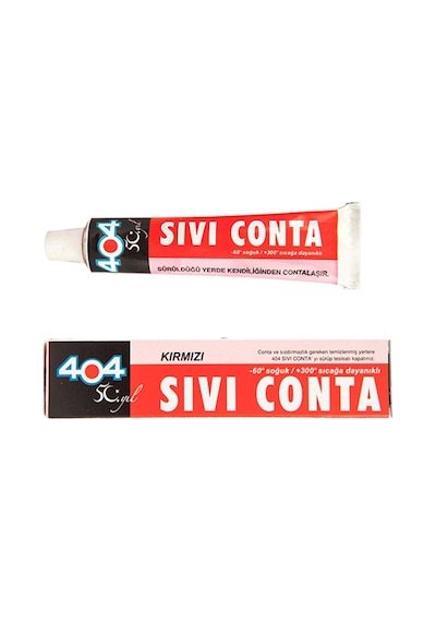 404 Sıvı Conta Kırmızı 45 Gr. - 404