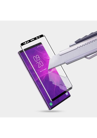 Samsung Galaxy Uyumlu Note 8 Nano Pet Full Ekran Koruyucu Siyah