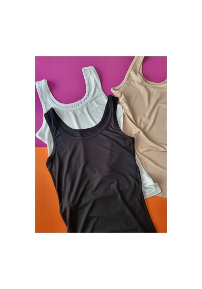 Demirsa Boutique Kalın Askılı Bambu Kumaş 3'lü Siyah, Ten Ve Beyaz Renk Kadın Atlet Bej-siyah-beyaz Demirsa Boutique Kalın Askılı Bambu Kumaş 3'lü Siyah, Ten Ve Beyaz Renk Kadın Atlet Bej-siyah-beyaz