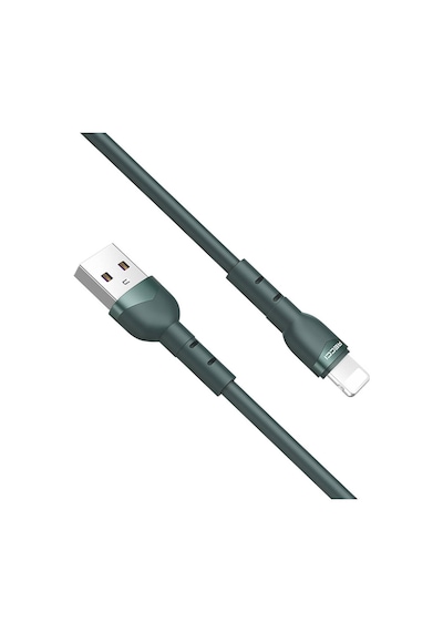 Recci RTC-N35L 1 M 5 A Lightning To Usb-A Hızlı Şarj Özellikli Kablo Yeşil