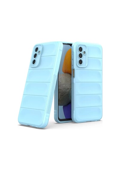 Newface Samsung Galaxy M23 Kılıf Optimum Silikon - Sky Blue Açık Mavi