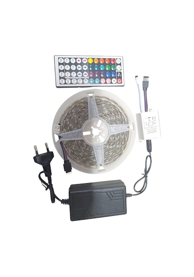 Led Strip Wn-1144 5050 Smd Type - 3 Çipli Rgb Kumandalı, Şerit Led 5 Metre